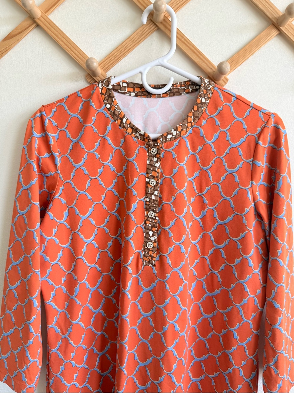 J.Mclaughlin Geometric Pattern Blouse - Picture 2 of 5